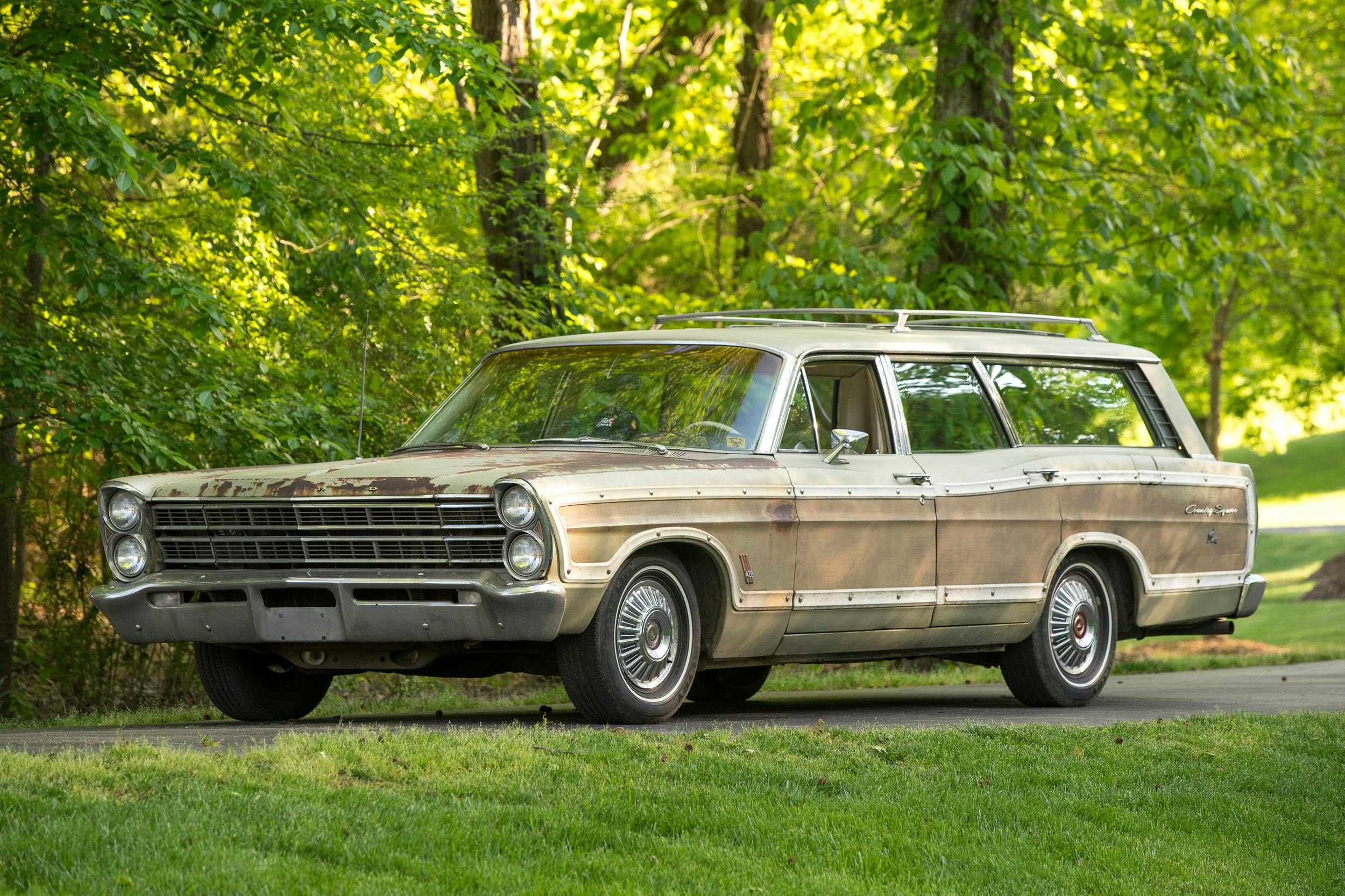 Ford Country Squire Wagon Front Three-Quarter