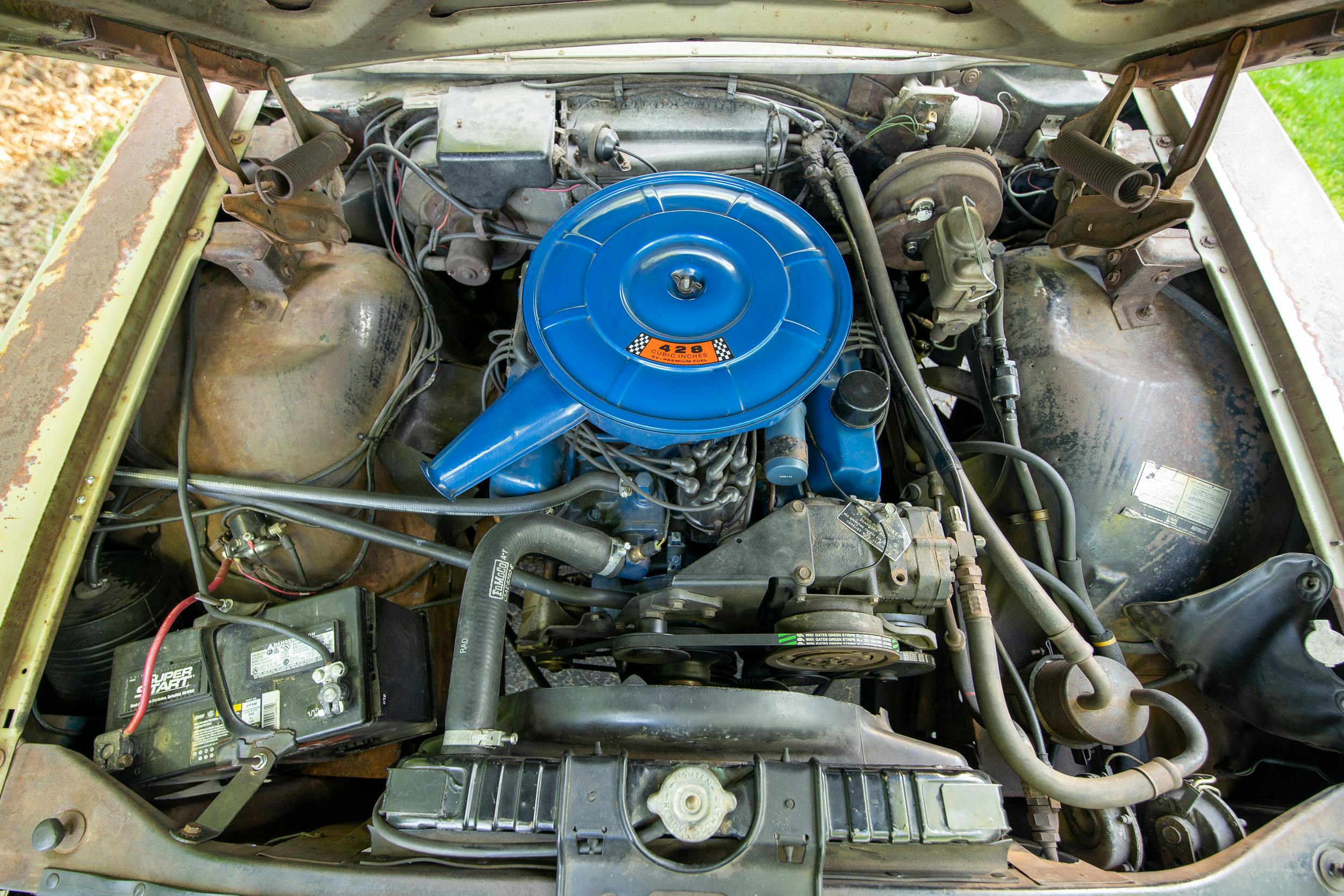Ford Country Squire Wagon 428 Engine Overhead