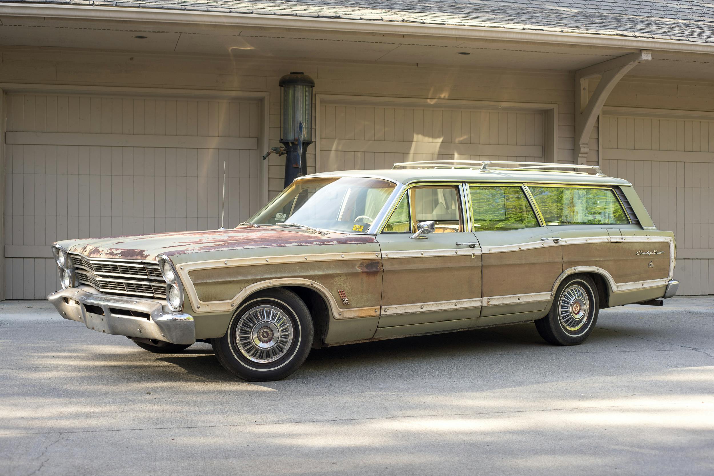 Ford Country Squire Wagon Front Three-Quarter