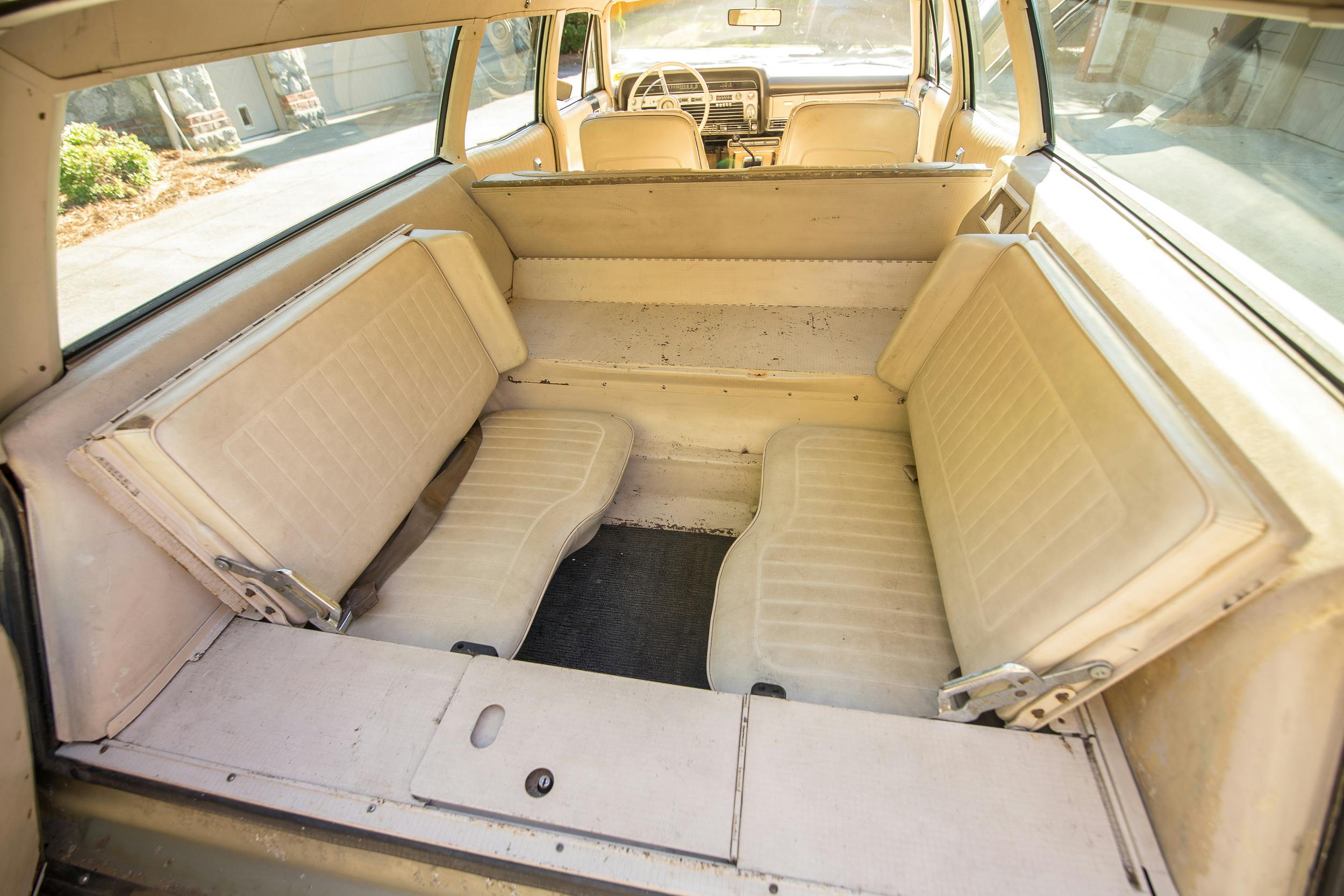 Ford Country Squire Wagon Rear Interior Seats