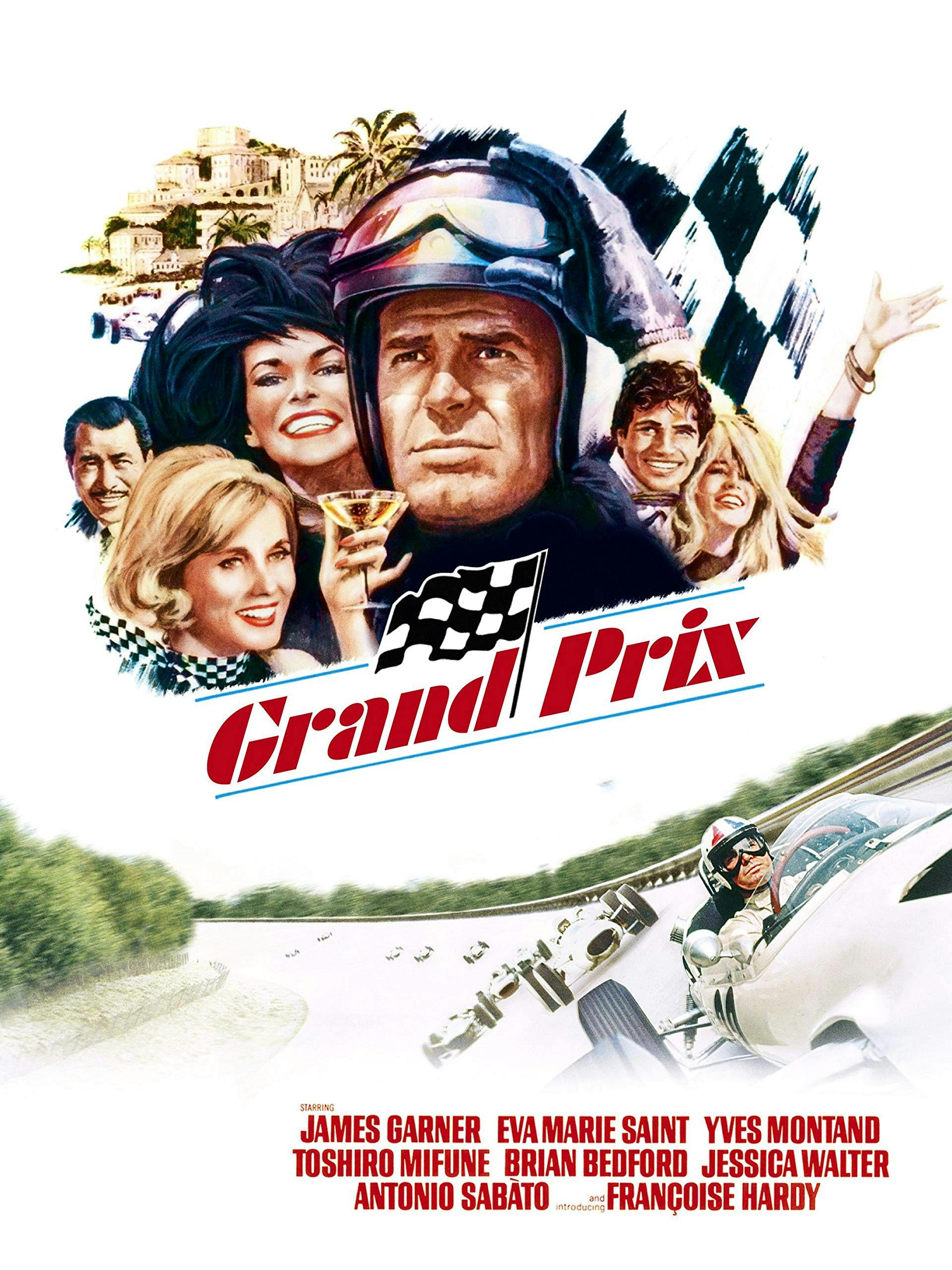 Grand Prix Movie Motion Picture Poster Starring James Garner