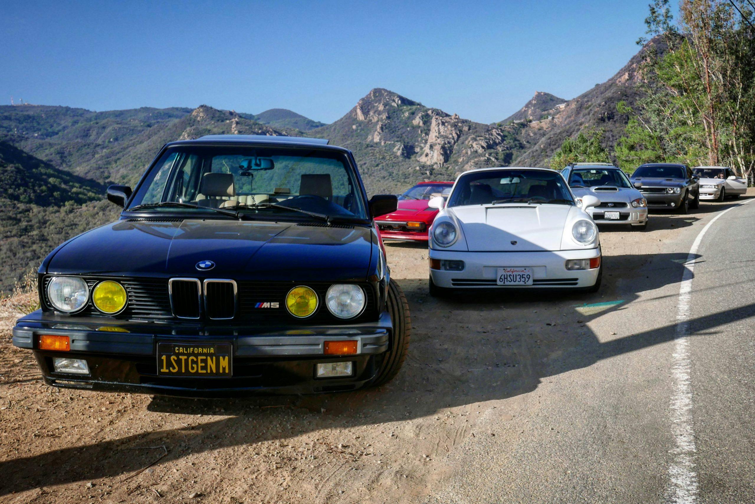 1988 BMW E28 M5 and friends