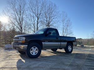 99 chevy Silverado front 3/4 drivers side