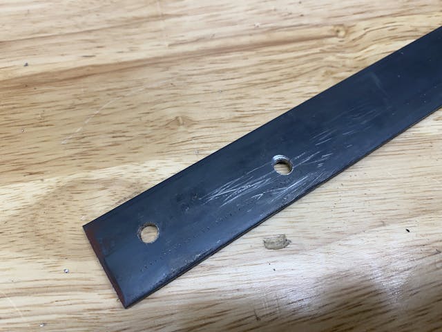holes in flat stock 