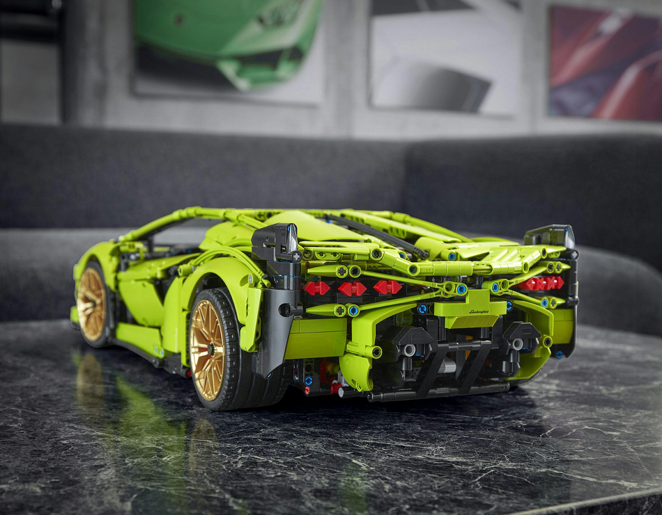 LEGO Lamborghini Sian Rear Three-Quarter