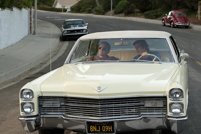 Pitt and DiCaprio in Cadillac