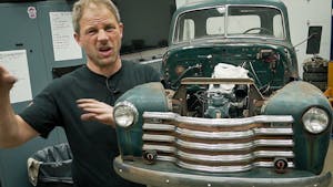 Installing the front clip on our 1950 Chevy pickup | Redline Update