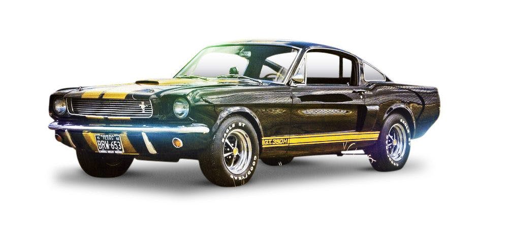 1966 Hertz Mustang front three-quarter
