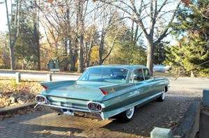 1961 sedan de ville rear three-quarter