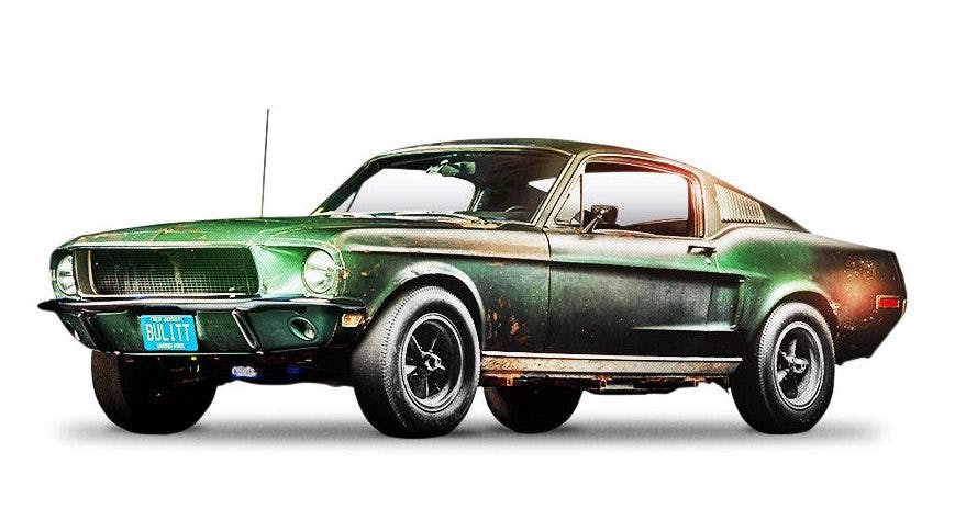 1968 Bullitt Mustang front three-quarter