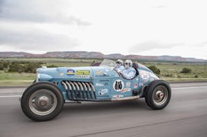 1932 Auburn Speedster Side Profile Action