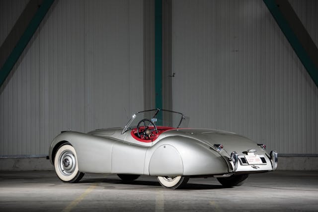 1950 Jaguar XK 120 Roadster Rear Three-Quarter