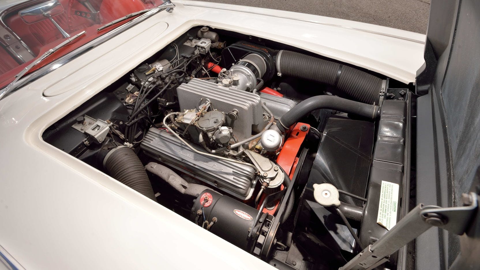 1958 Chitwood Thrill Show Corvette Convertible Engine