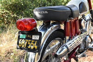 Honda motorcycle rear