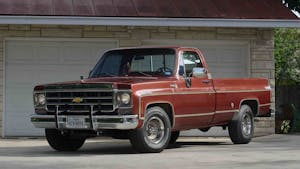 1977 Chevrolet Silverado Pickup Front Three-Quarter