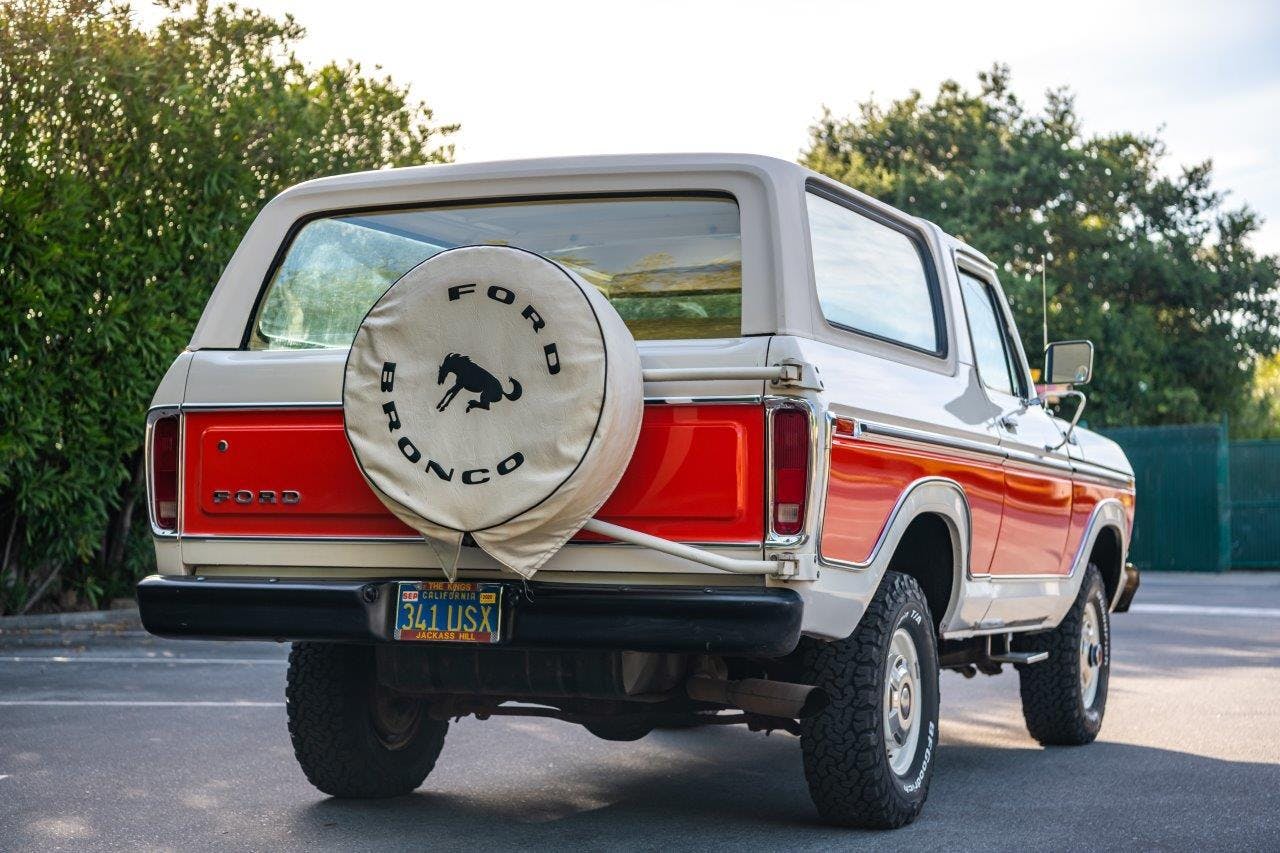 1979 Ford Bronco Custom Rear Three-Quarter