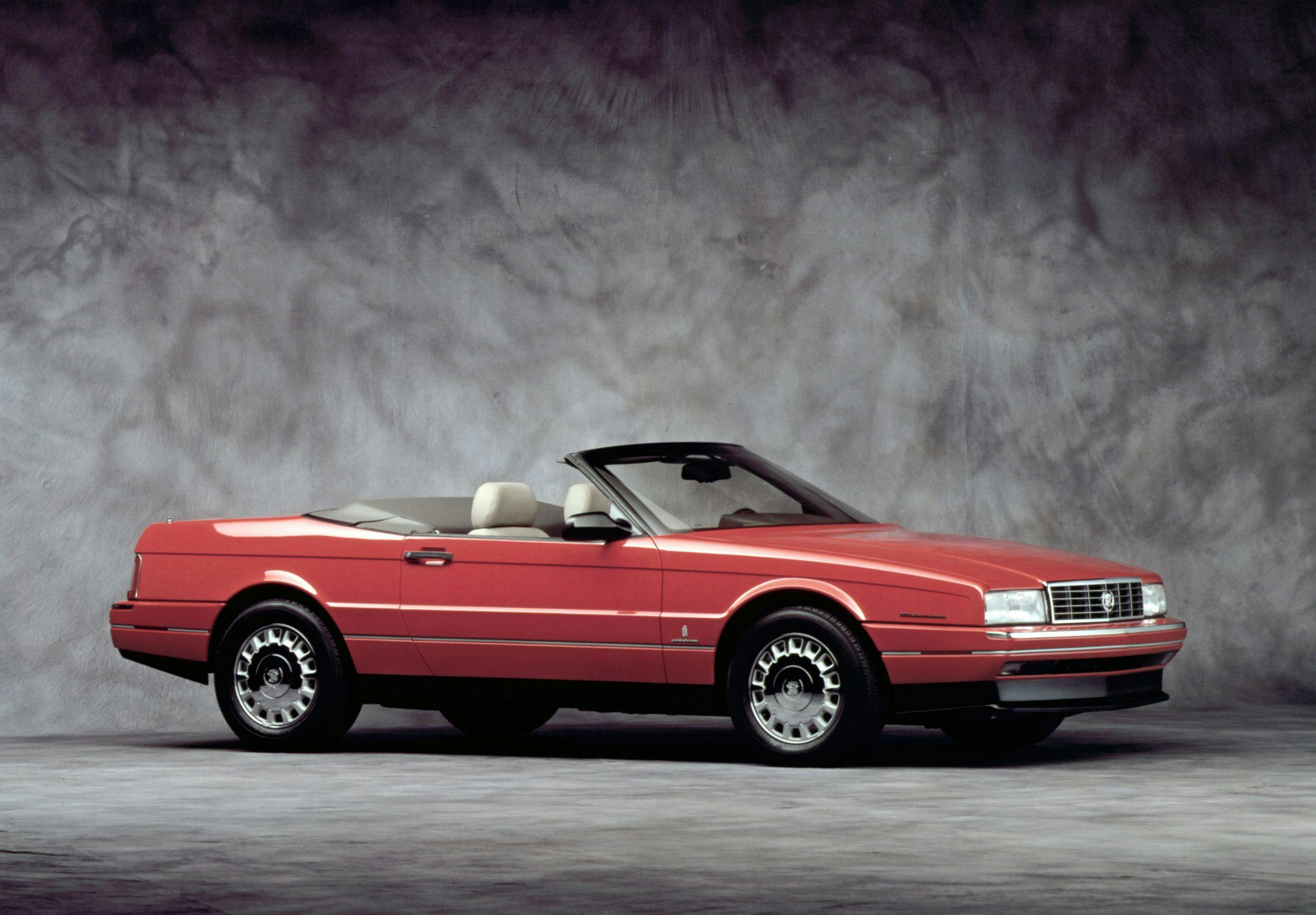 1990 cadillac allante red convertible underappreciated classic cars