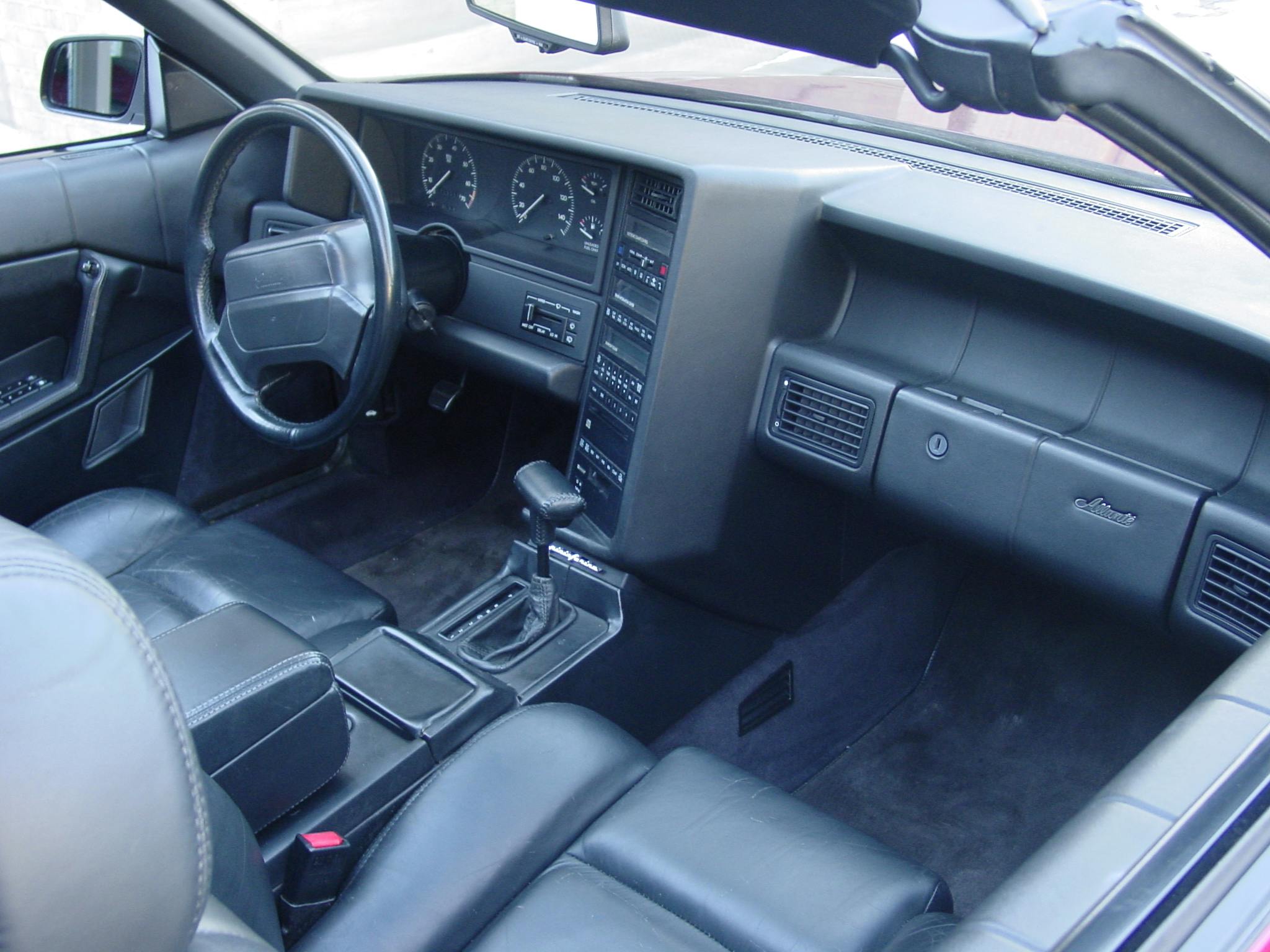 1993 Cadillac Allante interior 2