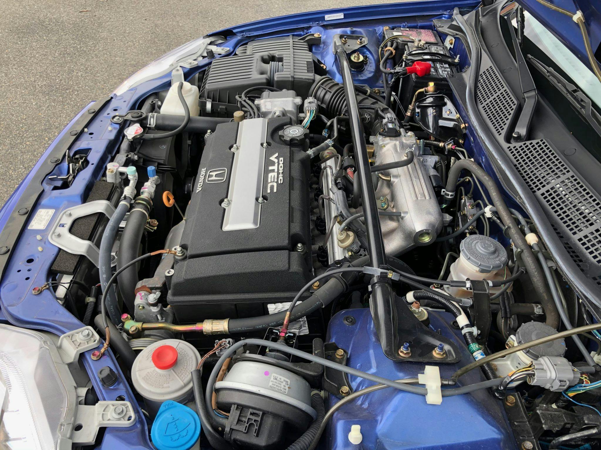 2000 Honda Civic Si Engine DOHC VTEC Side
