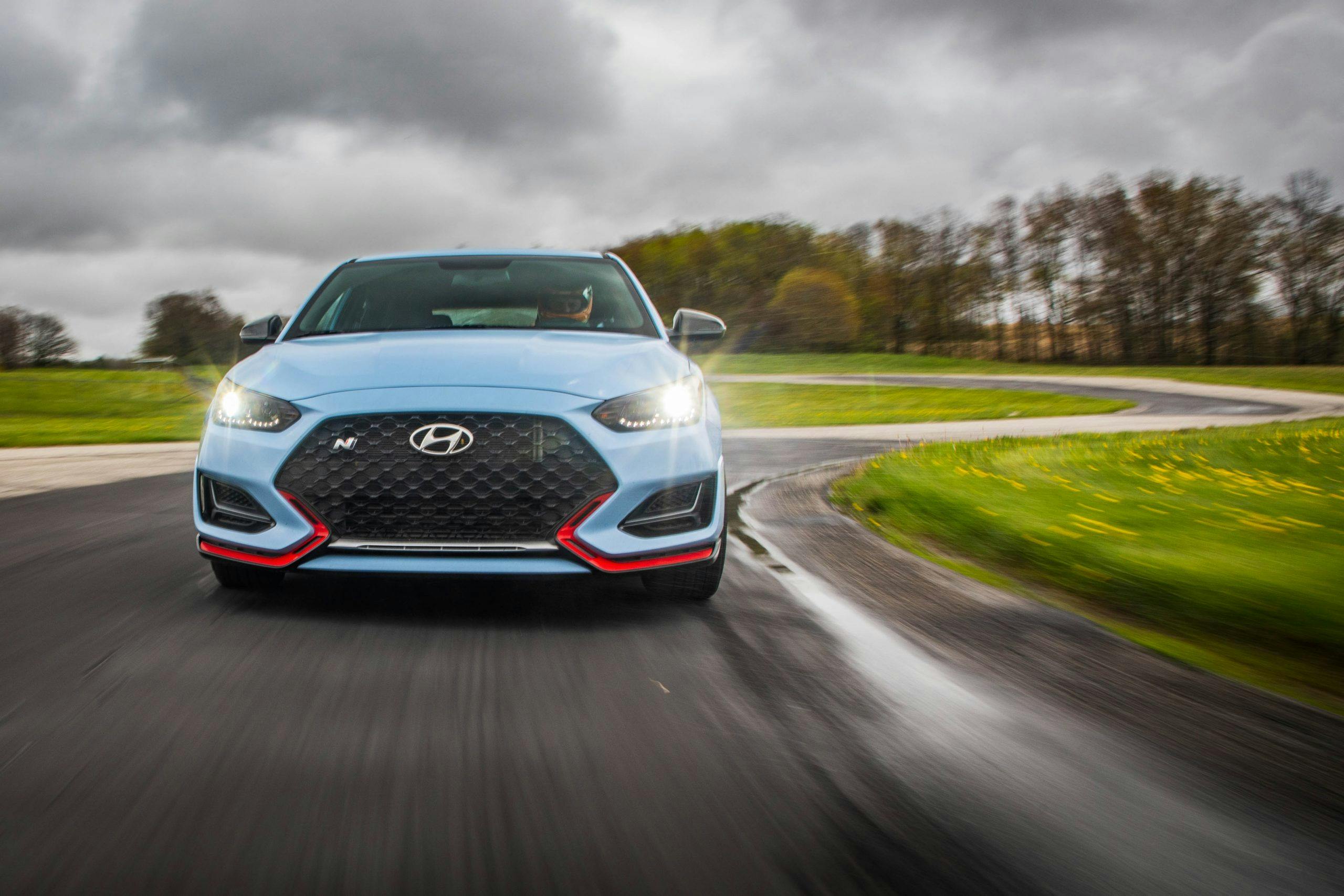 2020 Hyundai Veloster N track front