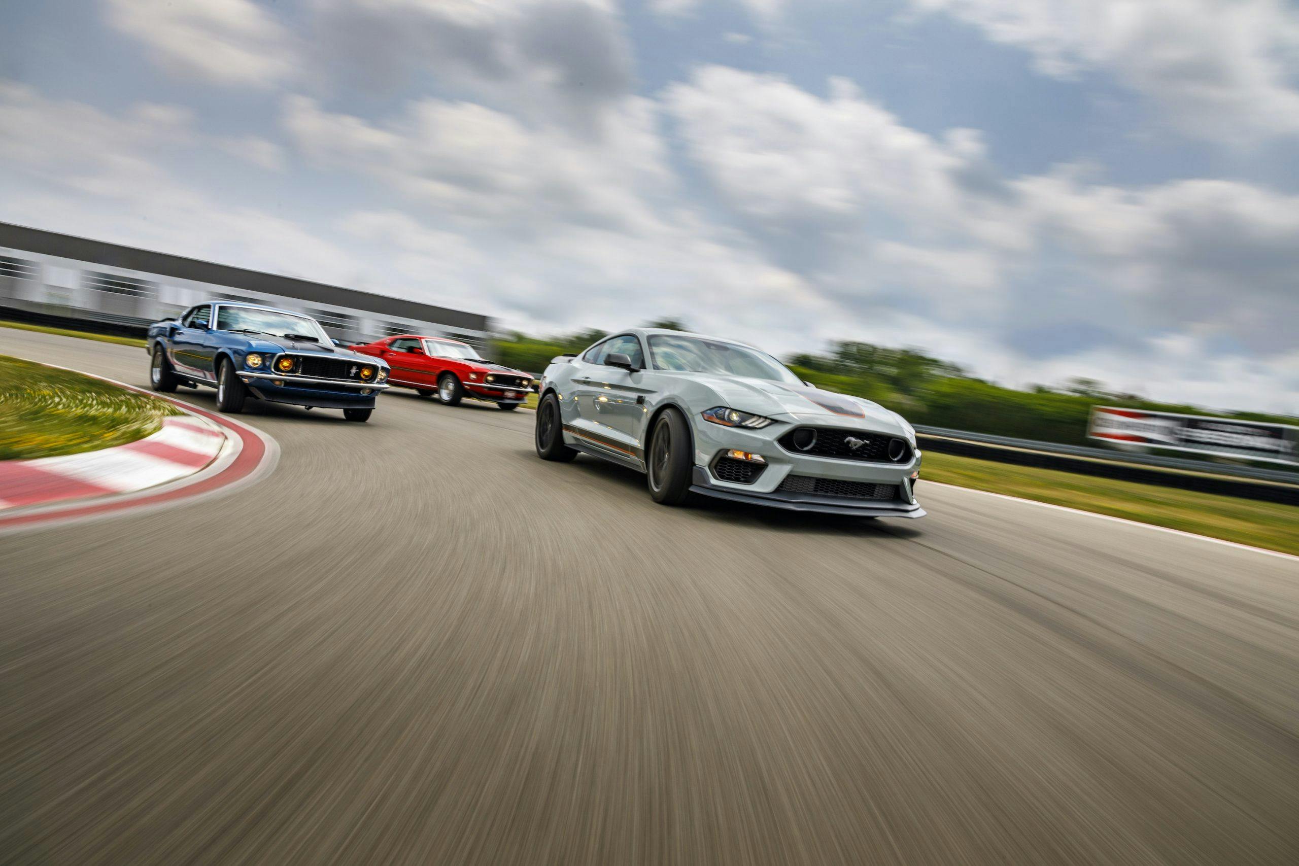 2021 Ford Mustang Mach 1 Generation Cars front three-quarter action