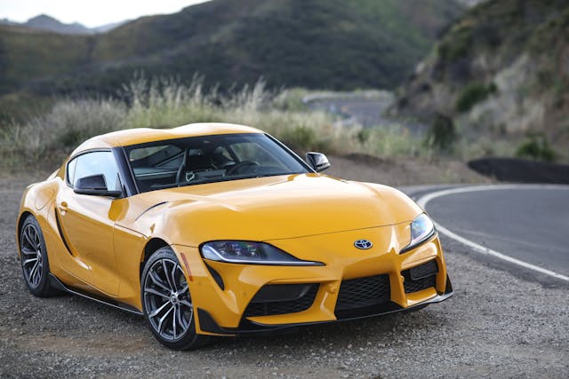 2021 Toyota Supra GR yellow