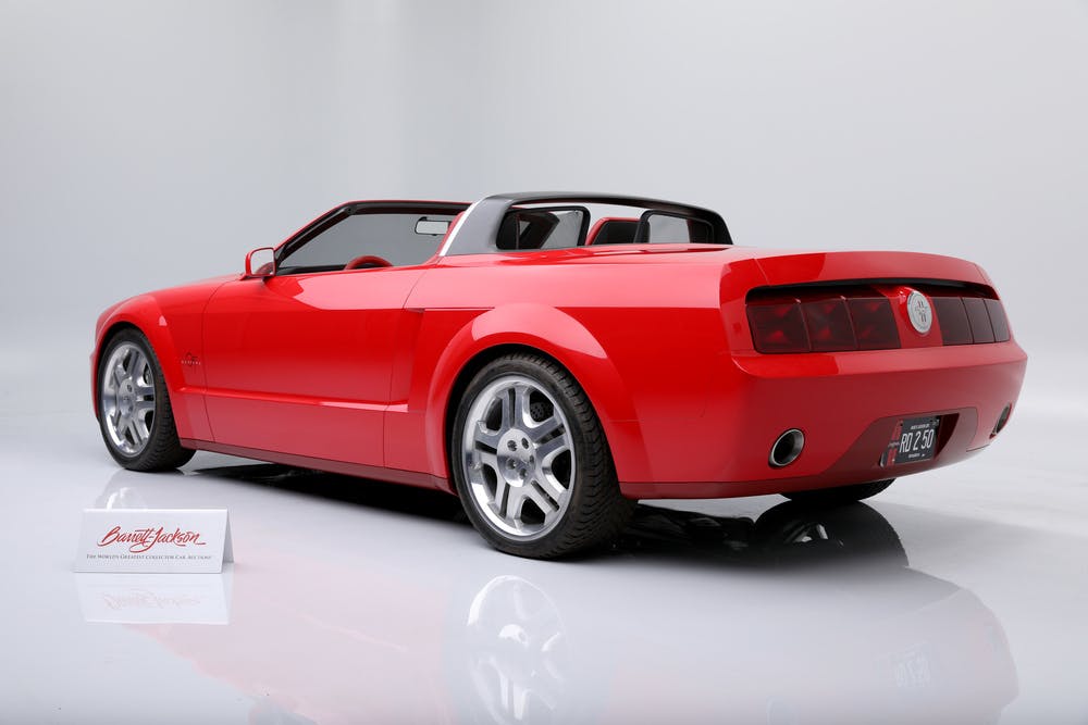 2004 Ford Mustang GT Convertible Concept Rear 3/4