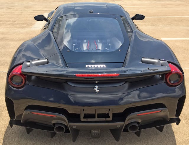 2020 Ferrari Pista rear