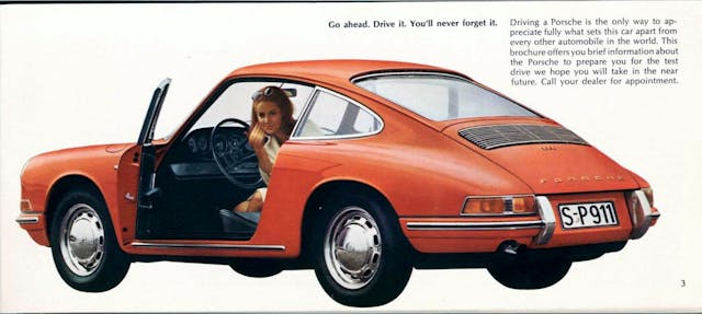 1967 Porsche 911 brochure picture