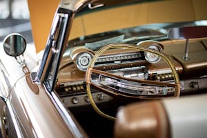 1961 Plymouth Fury convertible steering wheel