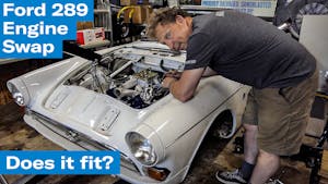 In goes the Ford 289 | Sunbeam Tiger engine swap project – Ep. 7