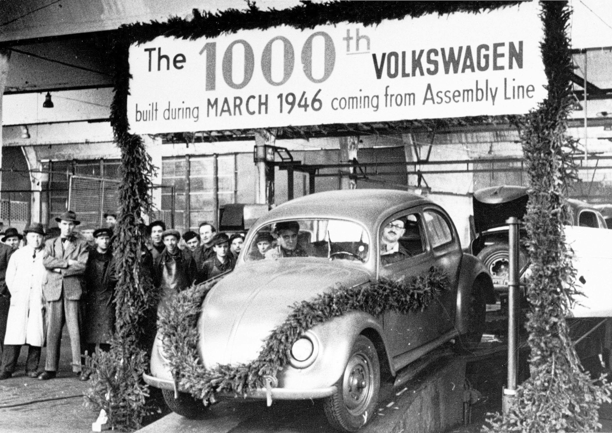 British take over Volkswagen 1945 - Production