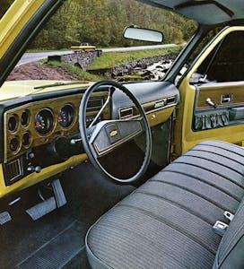 Chevy 1973 C30 One-Ton Dually Interior