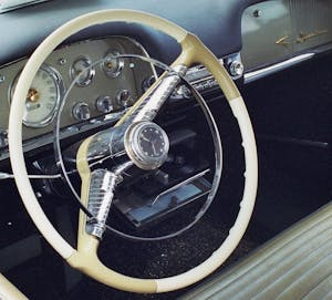 1956 Desoto Steering Wheel Clock