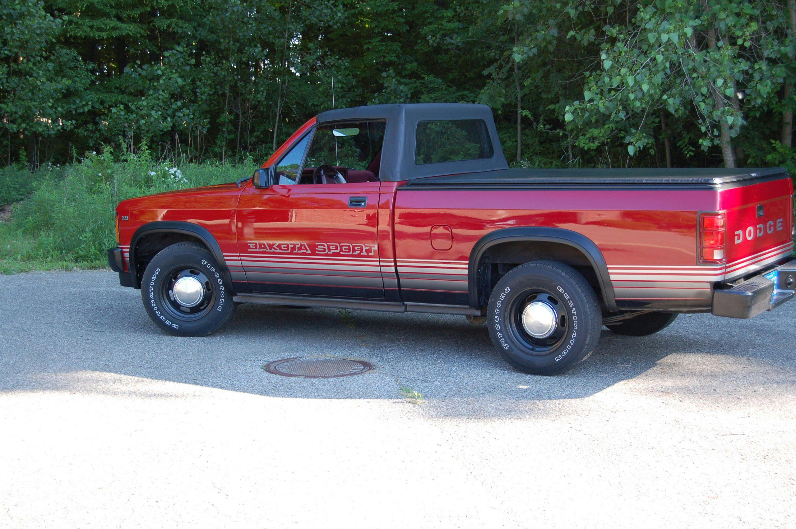 1989 Dodge Dakota Sport Convertible top up side profile
