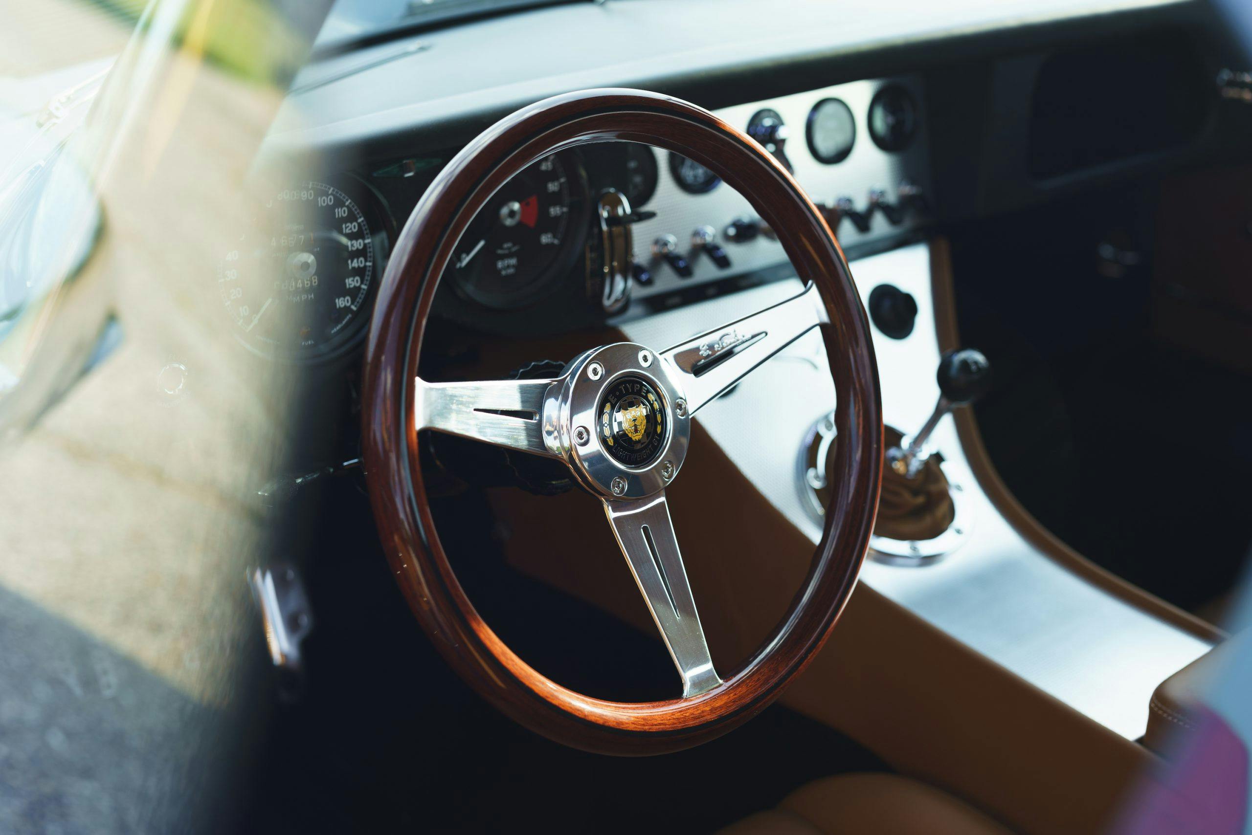 Eagle E-type Lightweight GT Steering Wheel Cockpit