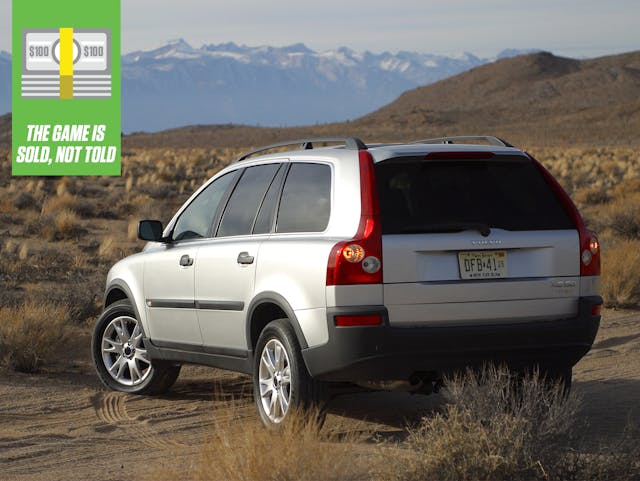 Game Is Sold Volvo XC90 Rear Three-Quarter