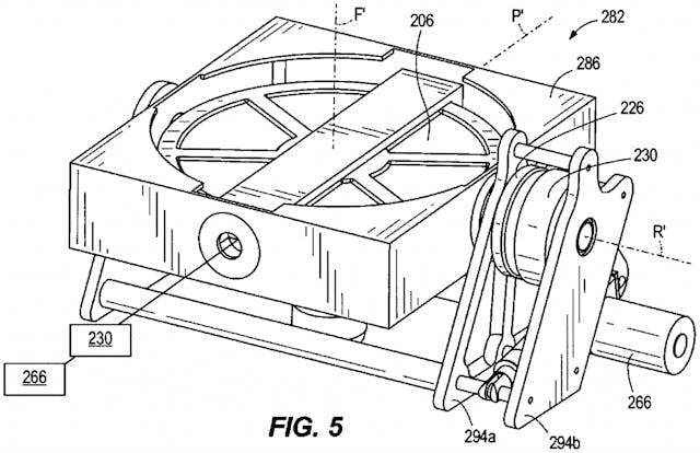 Harley Davidson gyroscope patent drawing