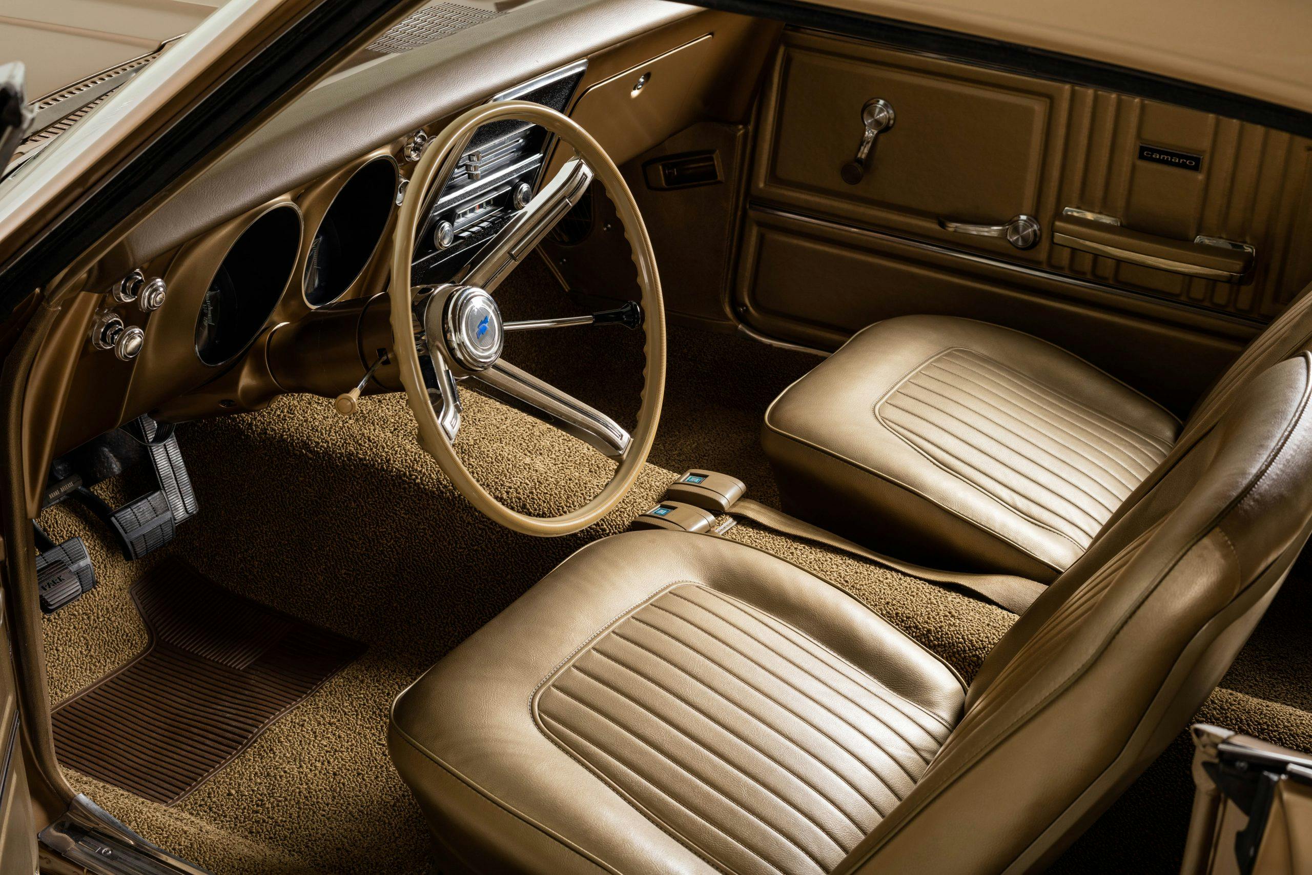 HVA - Chevrolet Camaro N100001 - Interior front bucket seats and steering wheel