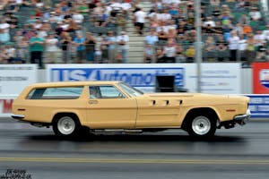 The Beast by John Dodd Side Profile Drag Race Action