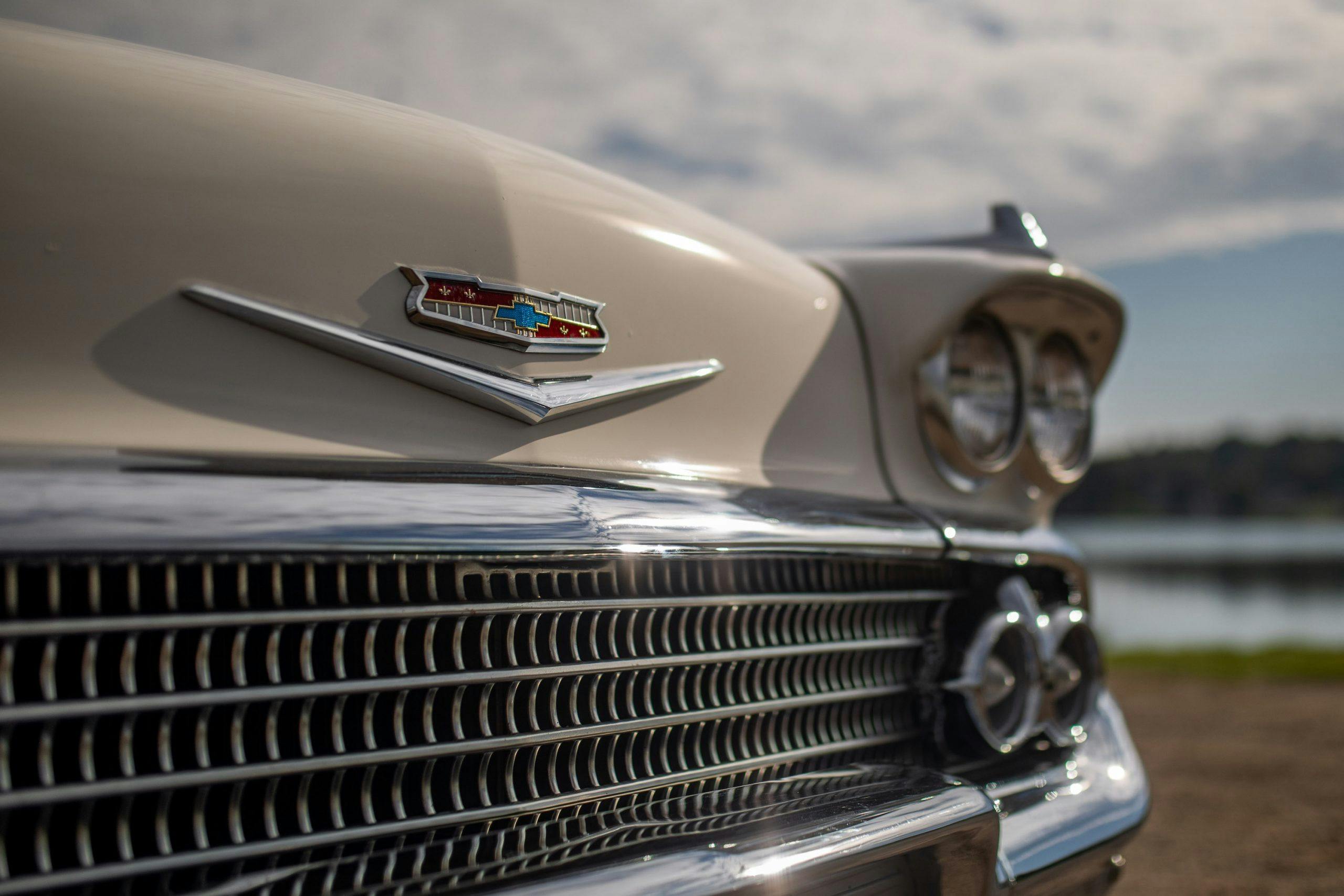 1958 Chevrolet Impala Convertible Front Emblem