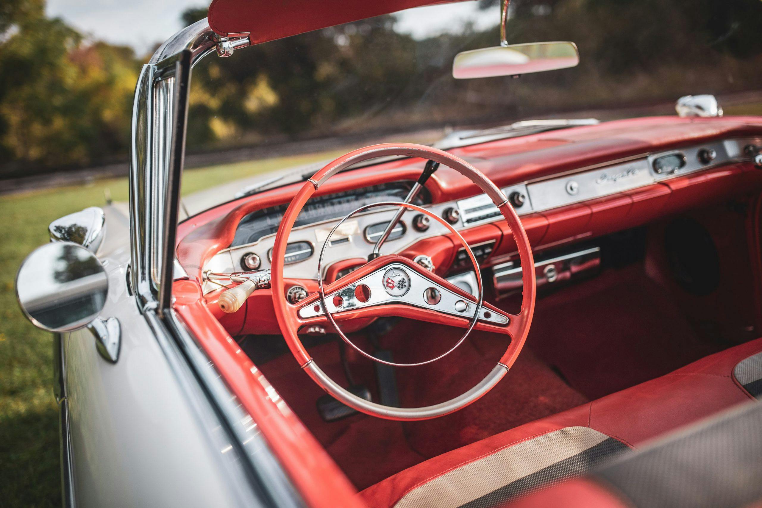 1958 Chevrolet Impala Convertible Steering Wheel