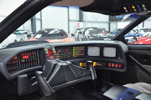 KITT - 1982 Pontiac Firebird Trans Am - Drivers side interior closeup