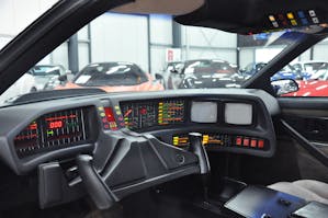KITT - 1982 Pontiac Firebird Trans Am - Drivers side interior closeup