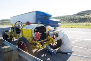 1918 American LaFrance Speedster Roadside Repair