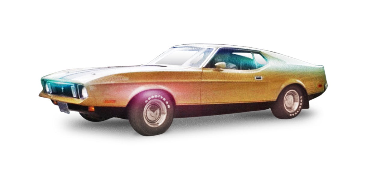 1971 “Eleanor” Mustang front three-quarter