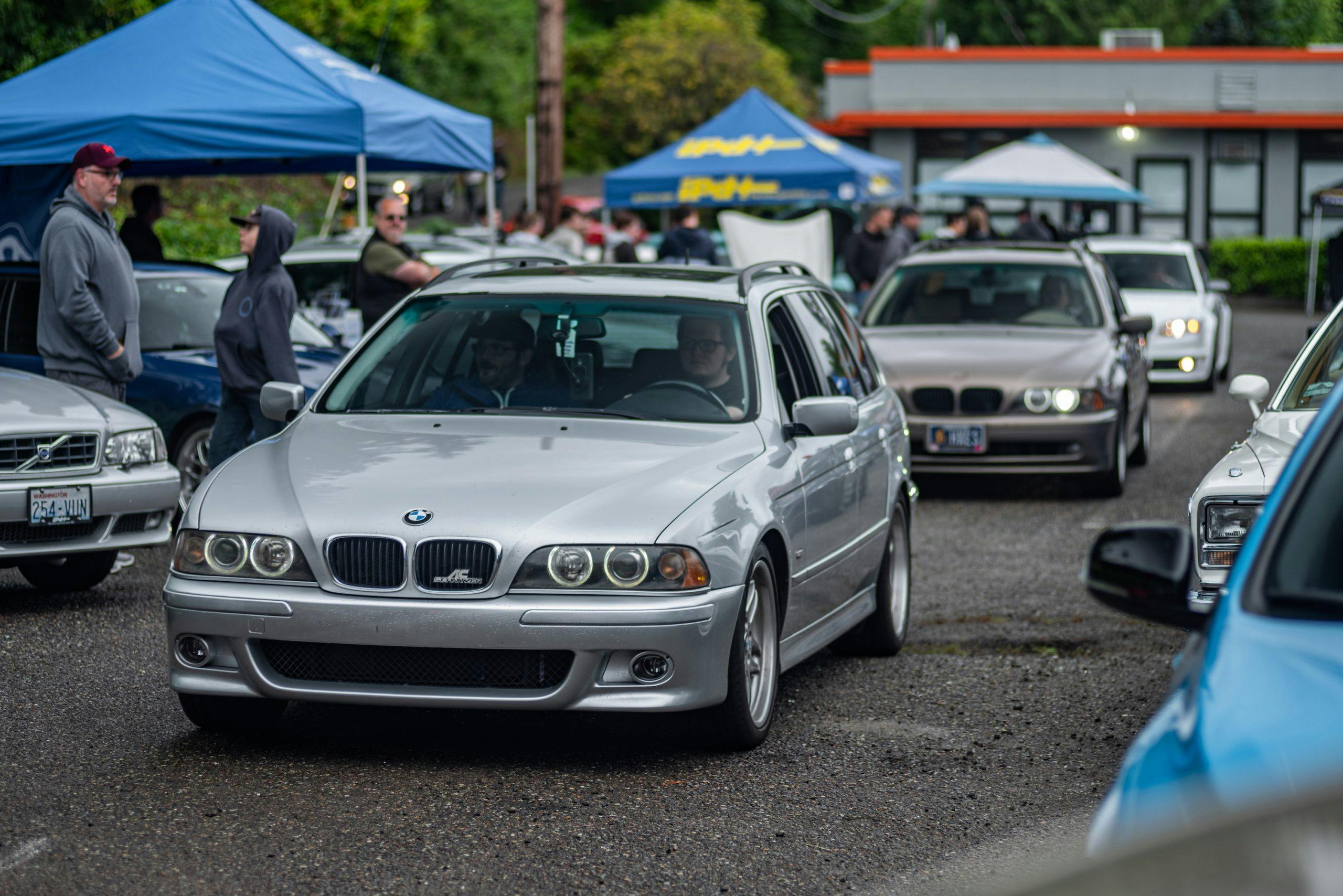 BMW Wagons Rolling Through Festival