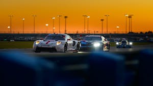 Porsche 911 RSR Daytona Sunset Action