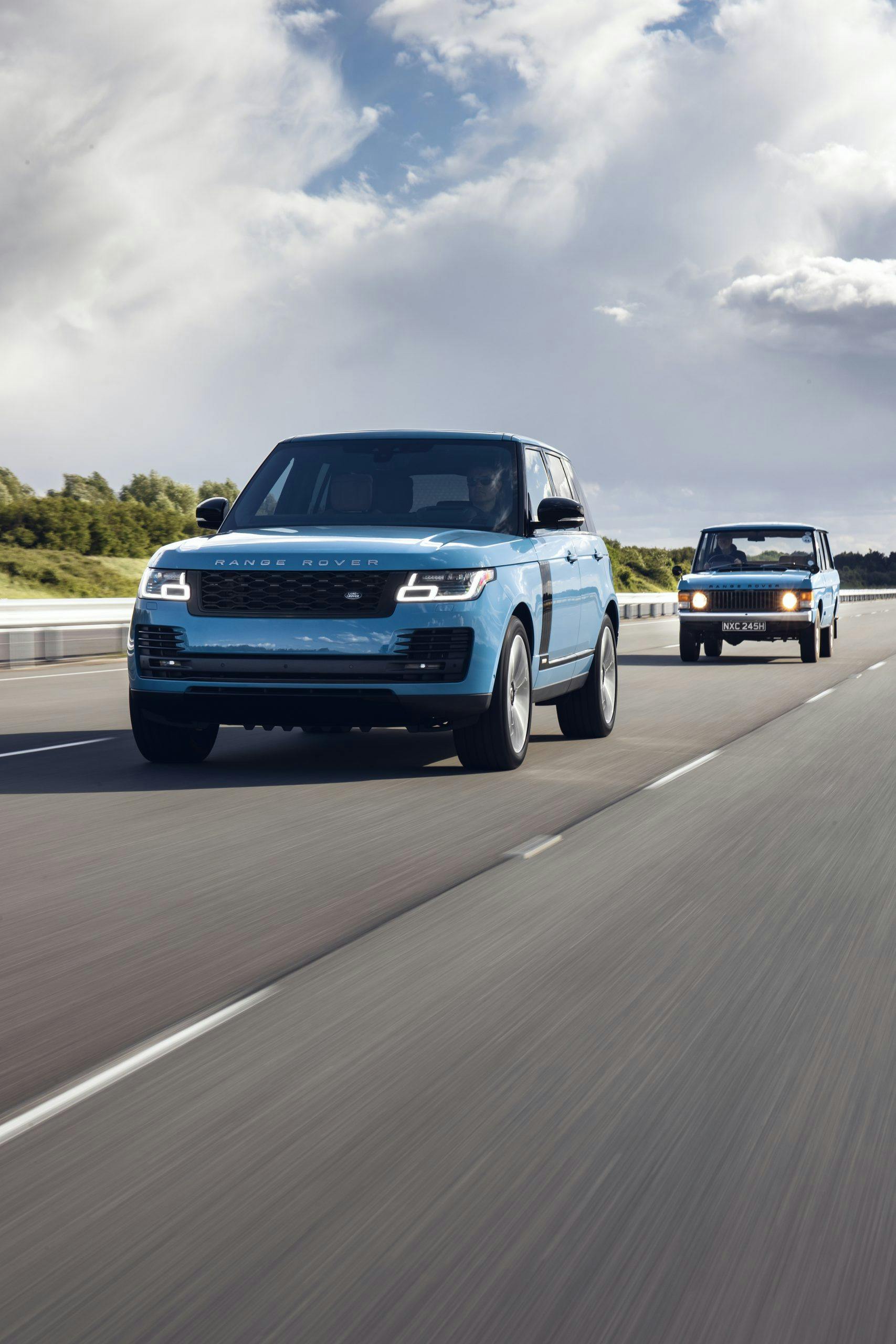 Range Rover 50th SUVs Road Action Vertical
