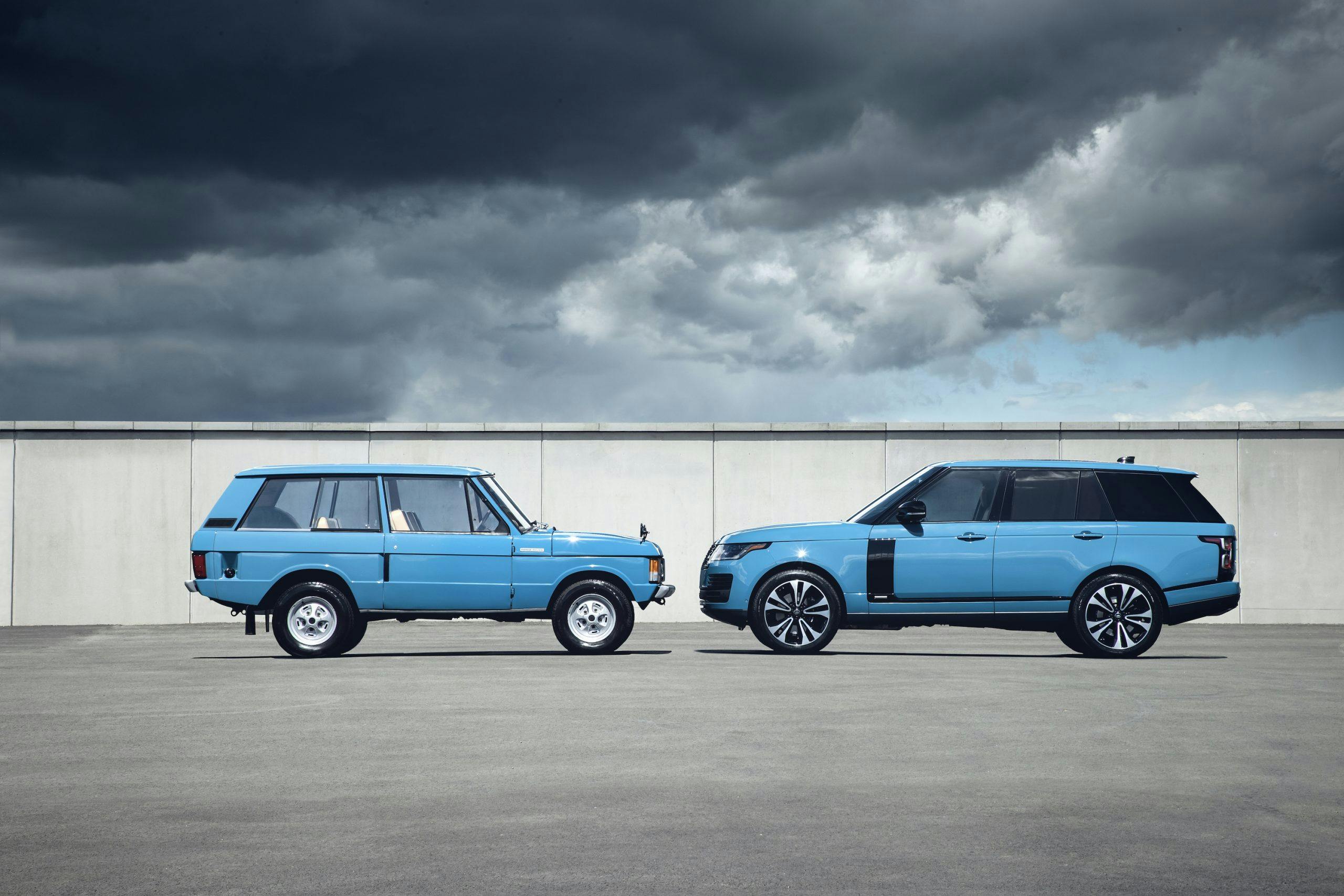 Range Rover New And Classic Side Profiles